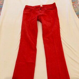 JCrew Matchstick Cords 30R